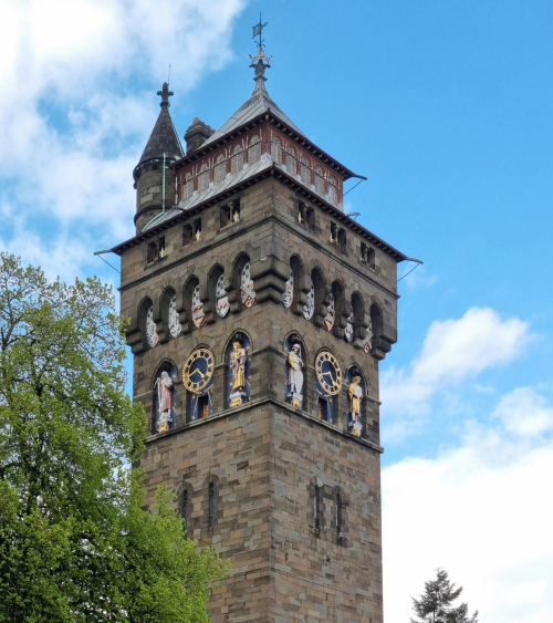 clocktower cardiff castle